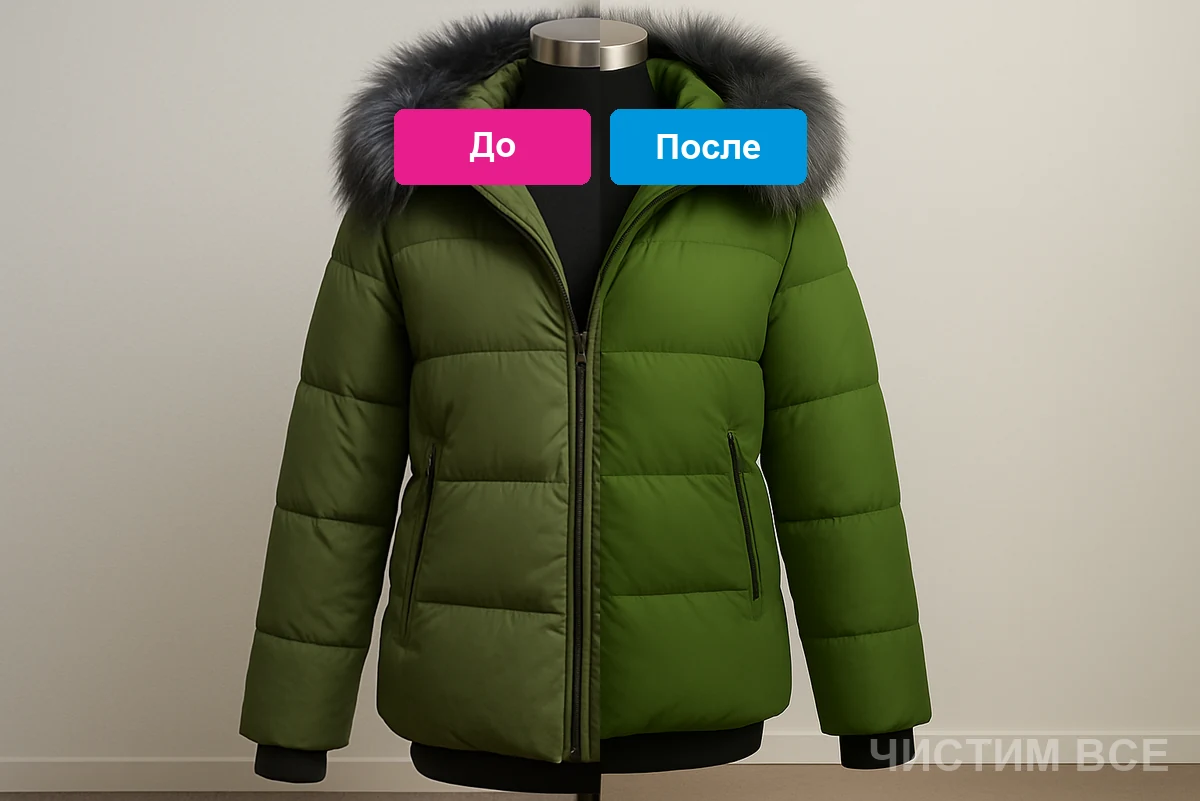 химчистка пуховика