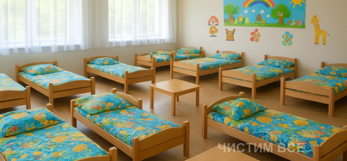 Услуги прачечной для частного детского сада Москвы
