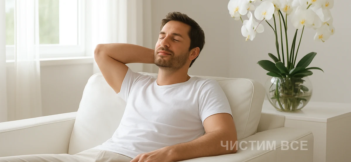 Чистка кожаного дивана