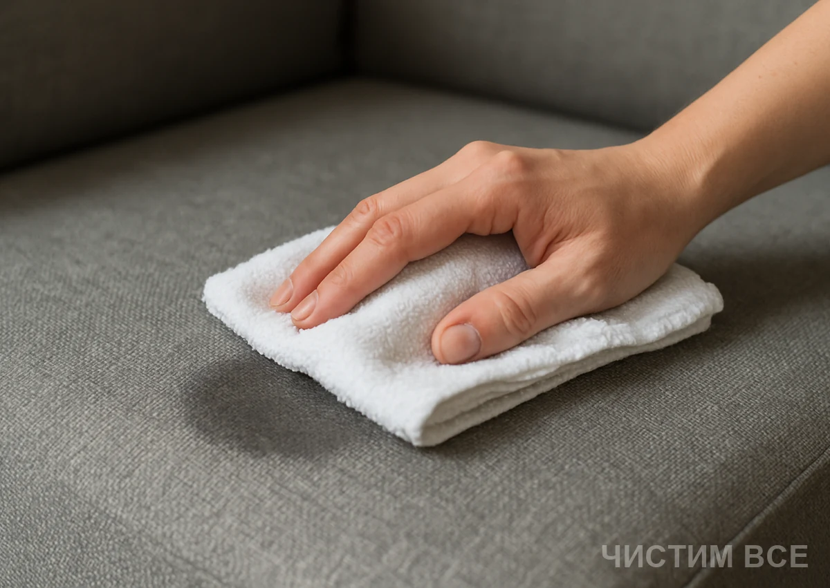 Чистка мягкой мебели от мочи
