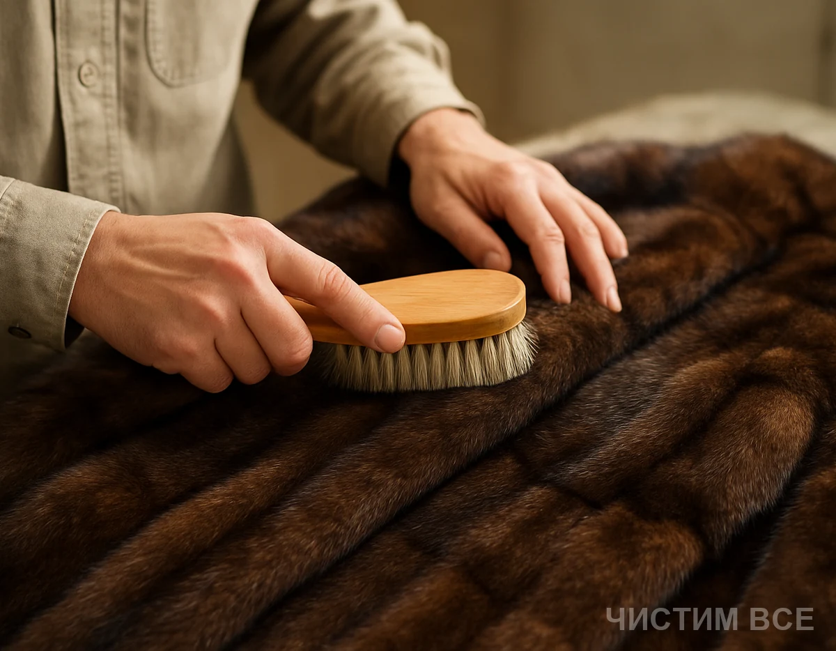 Как чистят шубы из норки в химчистке